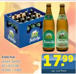 Getränke Arena Andechser andechser Angebot
