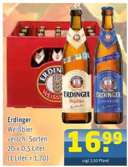 Getränke Arena Erdinger weißbier Angebot