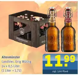 Getränke Arena Altenmünster landbier, urig würzig Angebot