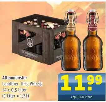 Getränke Arena Altenmünster landbier, urig würzig Angebot
