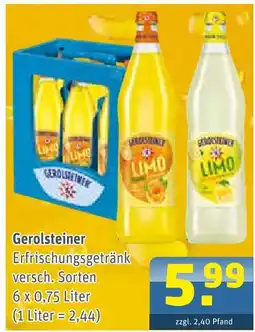 Getränke Arena Gerolsteiner erfrischungsgetränk Angebot
