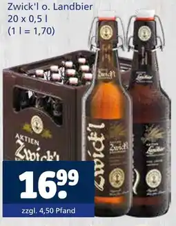 Getränkewelt Zwick'l o. landbier Angebot