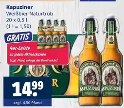 Getränkewelt Kapuziner weißbier naturtrüb Angebot