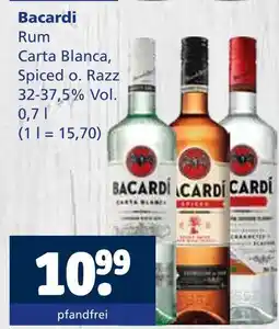Getränkewelt Bacardi rum carta blanca Angebot
