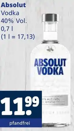 Getränkewelt Absolut vodka Angebot