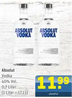 Getränke Arena Absolut vodka Angebot