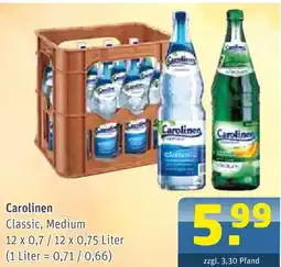Getränke Arena Carolinen classic Angebot