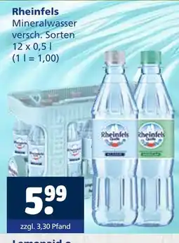 Getränkewelt Rheinfels mineralwasser Angebot