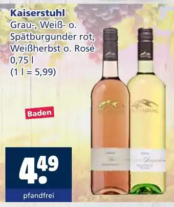 Getränkewelt Kaiserstuhl grau-, weiß- o. spätburgunder rot Angebot