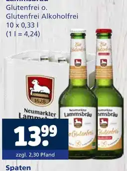 Getränkewelt Neumarkter lammsbräu glutenfrei o. glutenfrei alkoholfrei Angebot