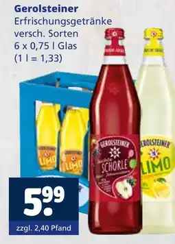 Getränkewelt Gerolsteiner erfrischungsgetränke Angebot
