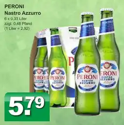 Getränkeparadies Gefromm Peroni nastro azzurro Angebot