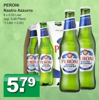 Getränkeparadies Gefromm Peroni nastro azzurro Angebot