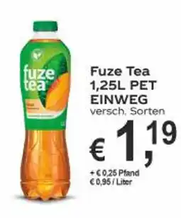 Getränkeparadies Gefromm Fuze tea fuze tea Angebot