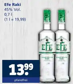 Getränkewelt Efe raki Angebot