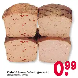 E-Center Fleischkäse-aufschnitt gemischt Angebot