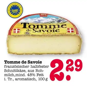 E-Center Tomme de savoie Angebot