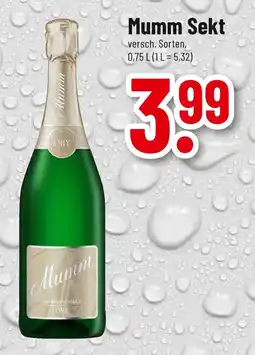 trinkgut Mumm mumm sekt Angebot