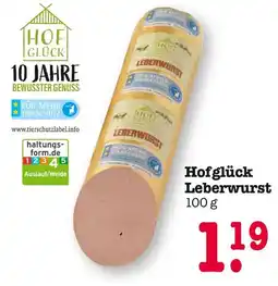 E-Center Hofglück leberwurst Angebot