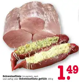E-Center Schweinefilets 1a-pariert, zart und saftig Angebot