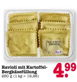 E-Center Ravioli mit kartoffel-bergkäsefüllung Angebot