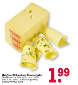 E-Center Original schweizer emmentaler Angebot