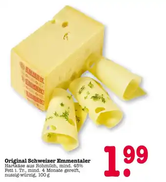 E-Center Original schweizer emmentaler Angebot