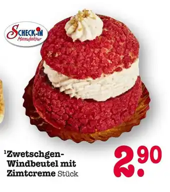 E-Center Scheck-in manufaktur zwetschgen-windbeutel mit zimtcreme Angebot