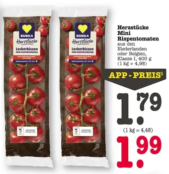 E-Center Edeka herzstücke mini rispentomaten Angebot