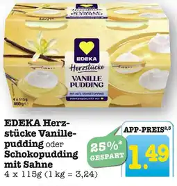 E-Center Edeka herzstücke vanillepudding Angebot
