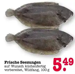E-Center Frische seezungen Angebot