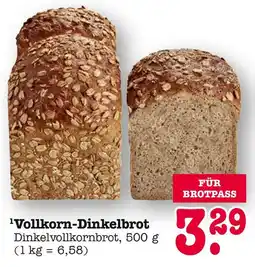 E-Center Vollkorn-dinkelbrot Angebot