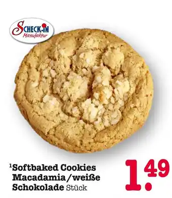 E-Center Check-in manufaktur softbaked cookies macadamia Angebot