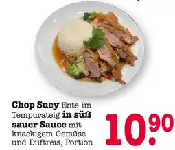 E-Center Chop suey ente im tempurateig in süß sauer sauce Angebot