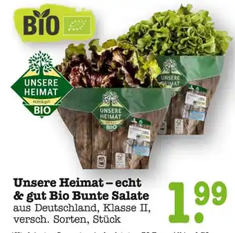 E-Center Unsere heimat bio bunte salate Angebot