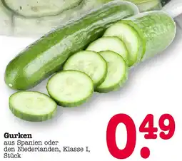 E-Center Gurken Angebot