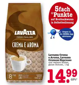 E-Center Lavazza crema e aroma Angebot
