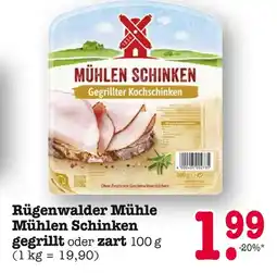 E-Center Rügenwalder mühle mühlen schinken gegrillt Angebot
