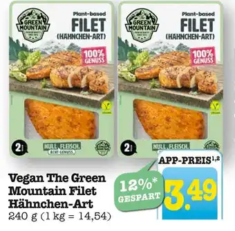 E-Center The green mountain plant-based filet (hähnchen-art) Angebot