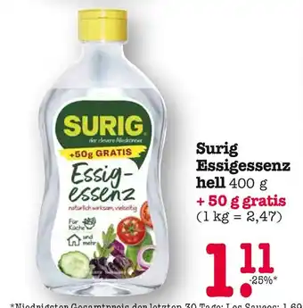 E-Center Surig essigessenz hell Angebot
