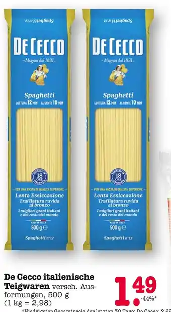 E-Center De cecco italienische teigwaren Angebot