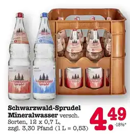 E-Center Schwarzwald-sprudel mineralwasser Angebot