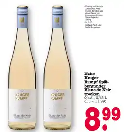 E-Center Kruger rumpf nahe blanc rumpf spätburgunder blanc de noir trocken Angebot