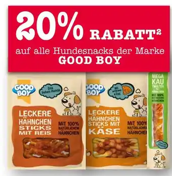 E-Center Good boy leckere hähnchen sticks mit reis Angebot
