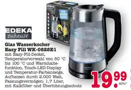 E-Center Edeka zuhause glas wasserkocher easy fill wk-0828e1 Angebot