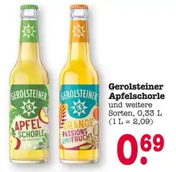 E-Center Gerolsteiner apfelschorle Angebot