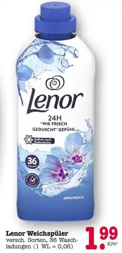 E-Center Lenor lenor weichspüler Angebot