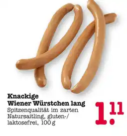 E-Center Knackige wiener würstchen lang Angebot