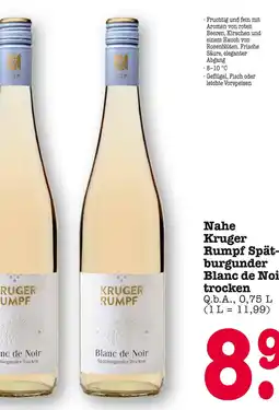 E-Center Kruger rumpf spätburgunder blanc de noir trocken Angebot
