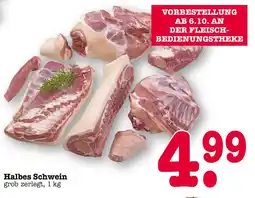 E-Center Halbes schwein Angebot
